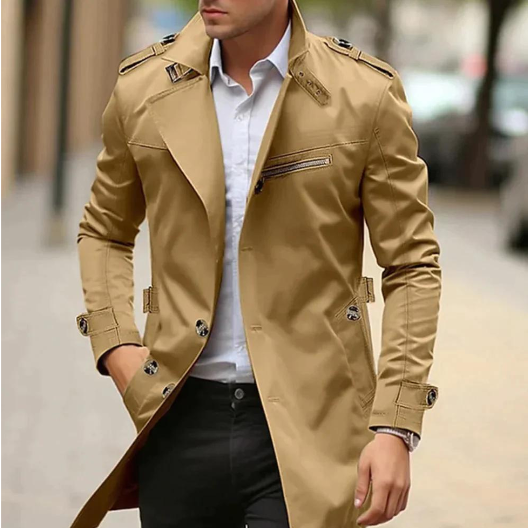 Thomas™ | Elegant Trench Coat