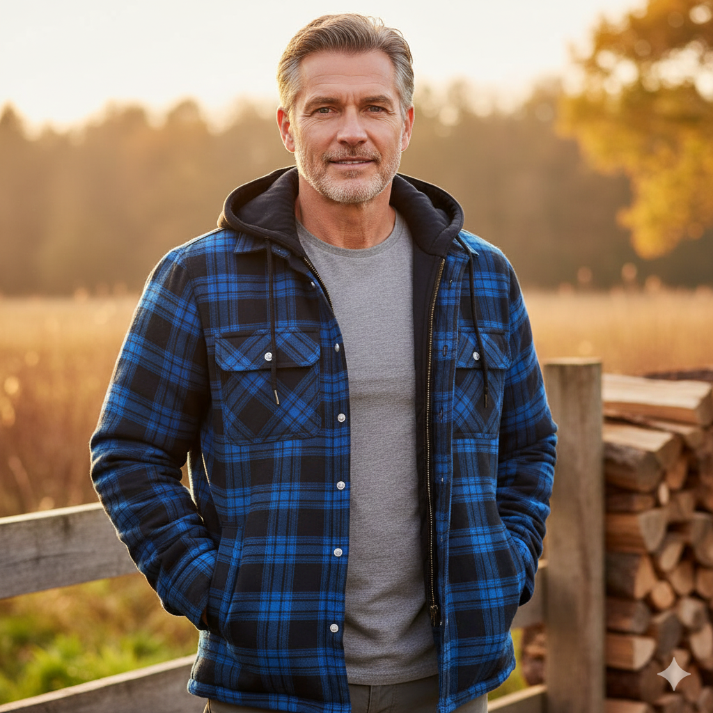 Arend – Warm Men’s Coat in Premium Wool Blend