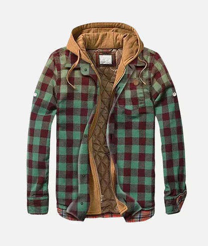 Alain™ | Patchwork Checkered Jacket