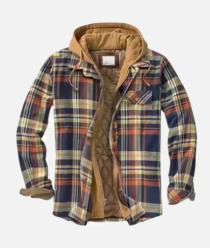 Alain™ | Patchwork Checkered Jacket