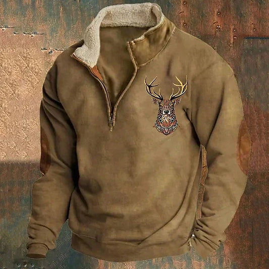 Christos | Sweater with Deer Detail